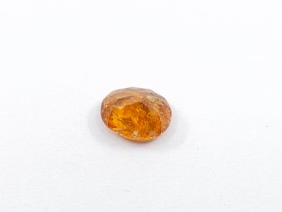 GRENAT orange spessartite , ovale , Namibie...