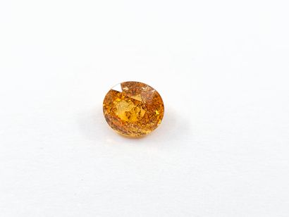 GRENAT orange spessartite , ovale , Namibie...