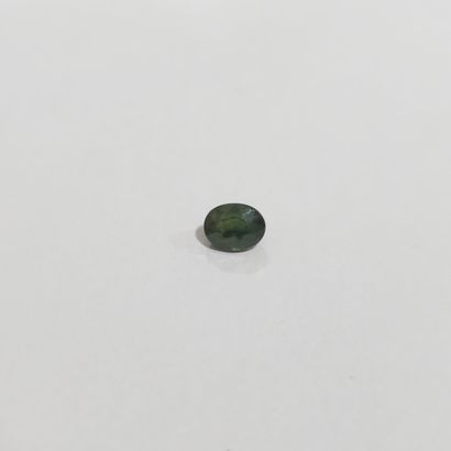 SAPHIR green , ovale , Australie , 0,82 Carats,...