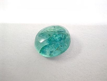 EMERAUDE ovale, 	Zambie	, 5.10 carats
Dim...