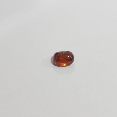 GRENAT orange spessartite VS , coussin/cab...