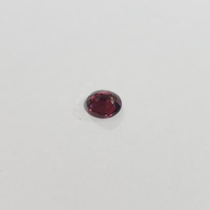 GRENAT purplish pink rhodolite VVS , ovale...