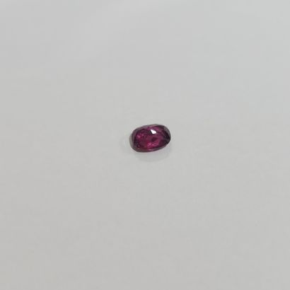 GRENAT purplish pink rhodolite , coussin...