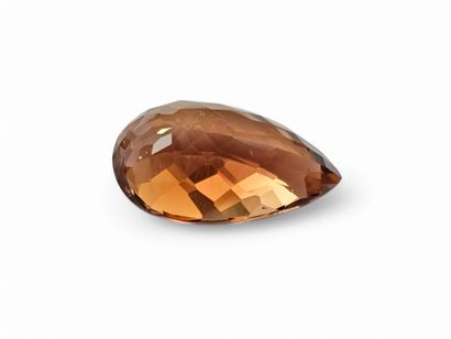 TOPAZE jaune IF	 poire, Brésil	, 	8.83 carats
Dim...