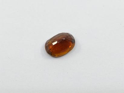 TOURMALINE orange , ovale , Mozambique ,...