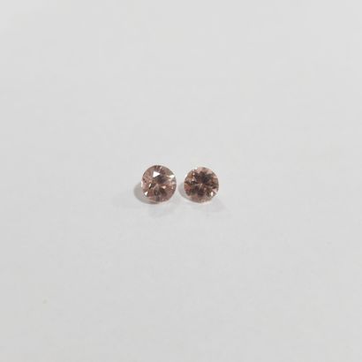 ZIRCON gentle heat pink Nbr 2 Tanzanie rond...