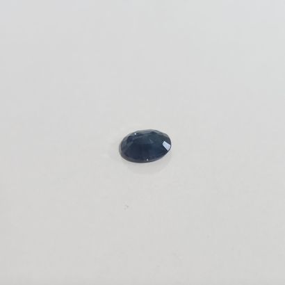 SAPHIR bleu , ovale , Africa , 1,26 Carats,...