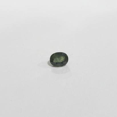 SAPHIR bluish green Tanga , ovale , Tanzanie...