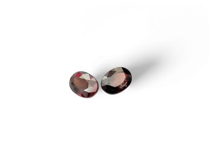 DEUX ZIRCON deep orange Tanzanie ovale
Dim...
