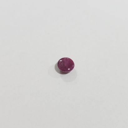 RUBIS purplish red Myanmar , cabochon , Birmanie...
