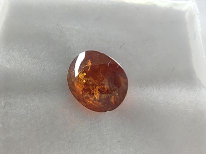 GRENAT medium orange spessartite Namibie...