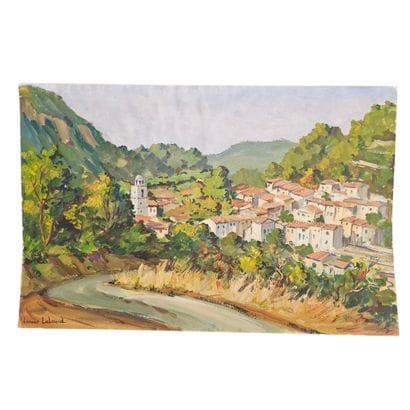 DENISE LEBAUD (XX)
Reunion de trois gouaches...