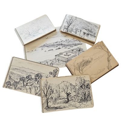 DENISE LEBAUD (XX)
Reunion de six petit carnets...