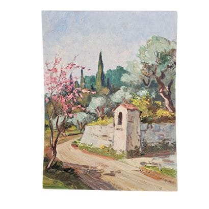 DENISE LEBAUD (XX)
Reunion de trois gouaches...