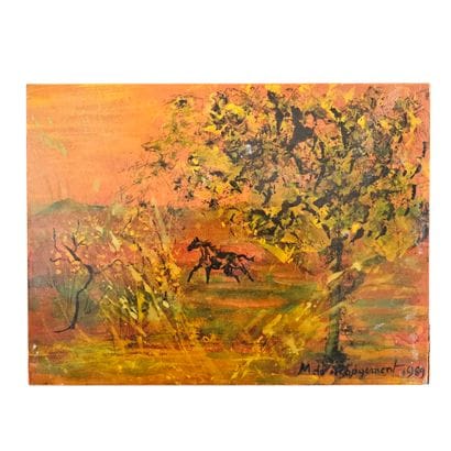 MICHELINE DE ROUGEMONT (1922-2004)
Laque...