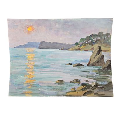 DENISE LEBAUD (XX)
Reunion de deux gouaches...