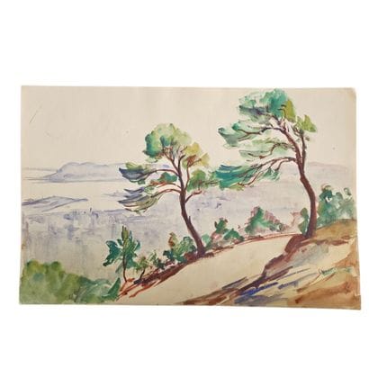Attribué à Denise Lebaud (XX)
Quatre aquarelles...