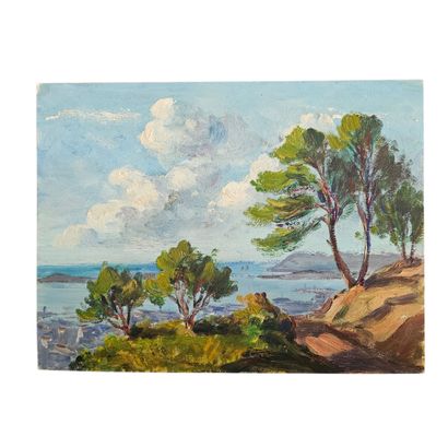 DENISE LEBAUD (XX)
Reunion de deux gouaches...