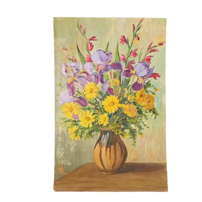 DENISE LEBAUD (XX)
Reunion de deux gouaches...