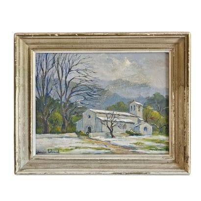 DENISE LEBAUD (XX)
Huile sur carton encadrée...
