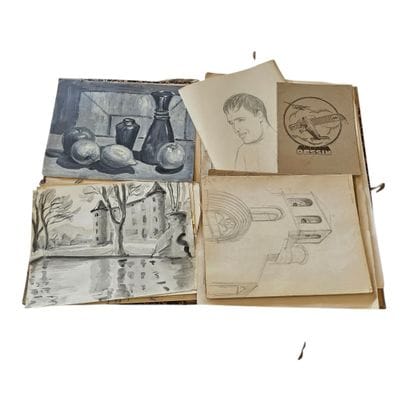 DENISE LEBAUD (XX)
Important lot de dessins...