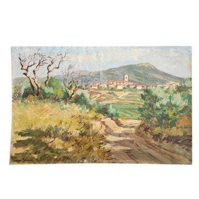 DENISE LEBAUD (XX)
Reunion de deux gouaches...
