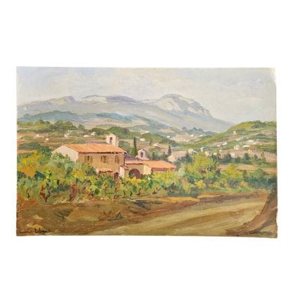 DENISE LEBAUD (XX)
Reunion de deux gouaches...