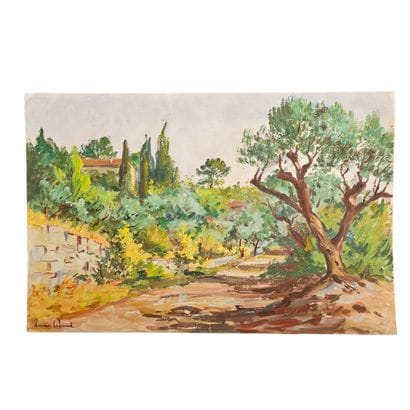 DENISE LEBAUD (XX)
Reunion de deux gouaches...
