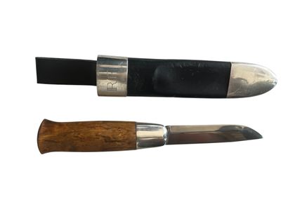 DAVID ANDERSEN
Knife, signed metal blade
In...