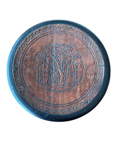 CHINA, 20th century
Carved and stained bamboo...