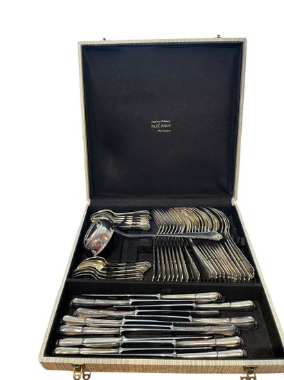 DEETJEN 
Silver plated cutlery set including:...