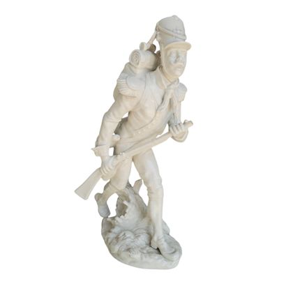 CAPODIMONTE, after Georges Flamand (1895–1925)
“Grogniard”
White...