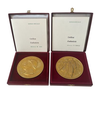 ALBERT DE JAEGER (1908–)
SET OF TWO TABLE...