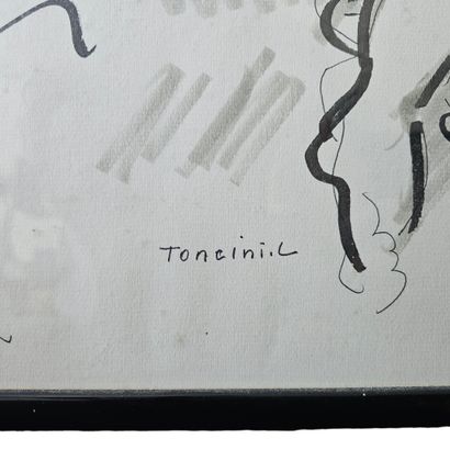 Louis TONCINI (1907–2002) 
Female Nude
Mixed...