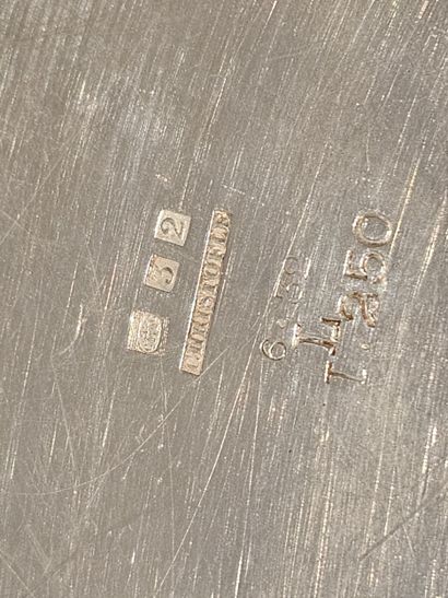 CHRISTOFLE
Paire d'écuelles à oreilles en...