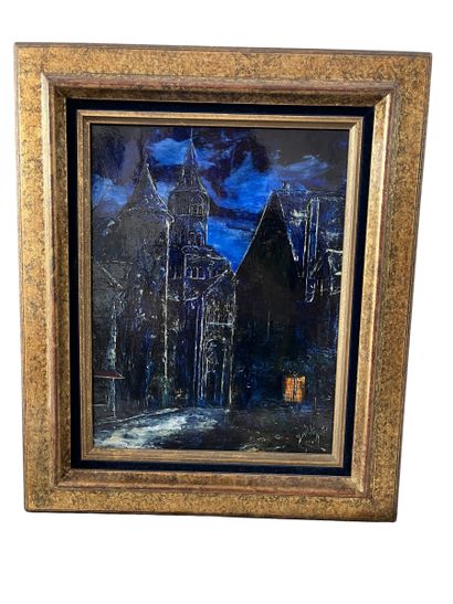 Modern SCHOOL
Night view of Place Orcival,...