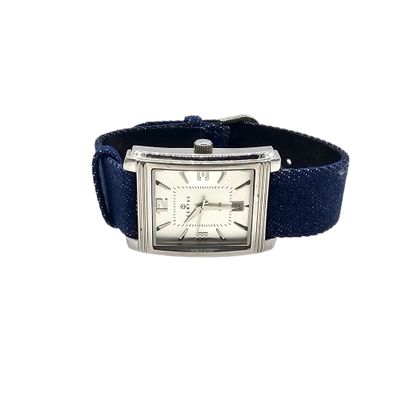 Set of three men's wristwatches in gold-plated...