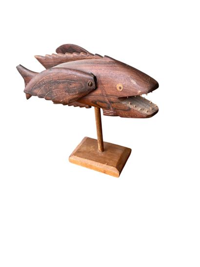 PITCAIRN ISLANDS, 20th century
Carved wooden...