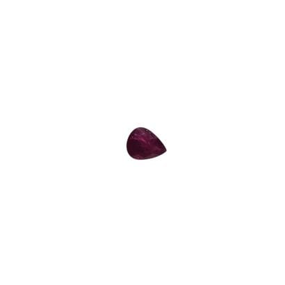 0.98 ct pear-shaped ruby