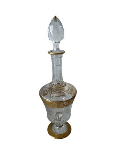 SAINT LOUIS, THISTLE OR model
Crystal decanter...