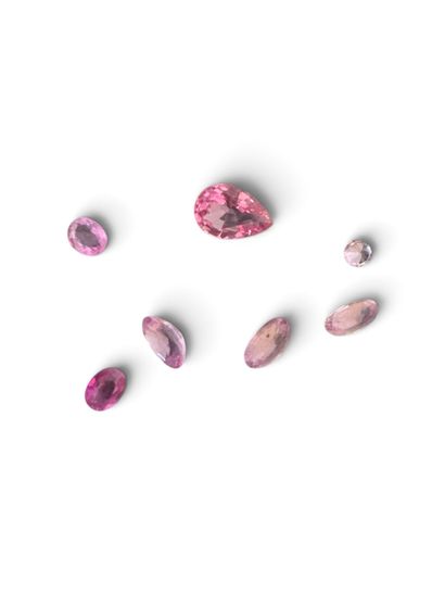 Lot of pink sapphires, totaling 2.53 car...
