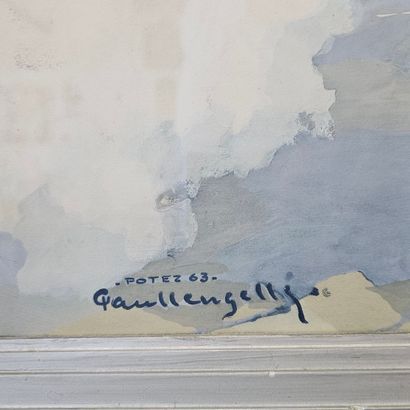 Paul LENGELLE (1908–1993)
Potez 63
Watercolor...