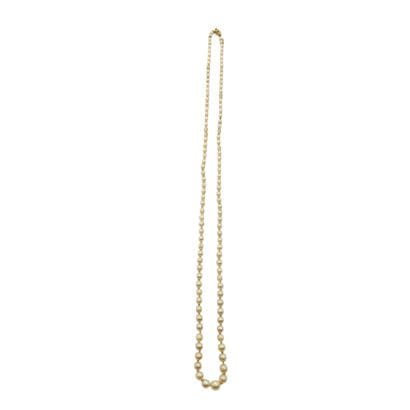 COLLIER SAUTOIR de perles en chute, fermoir...