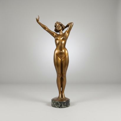 20th-Century French SCULPTURE 
Female Nude
Bronze...