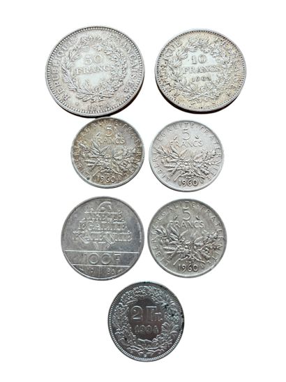 SET OF 925° SILVER COINS consisting of:
Three...