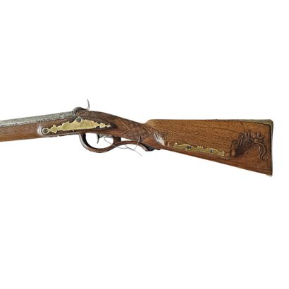 Flintlock musket converted to percussion,...