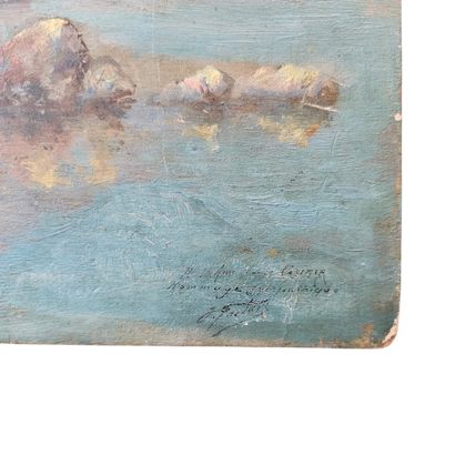 Modern Provençal School
Lively Seaside Scene
Oil...