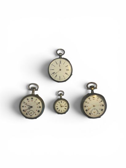 SET OF THREE 925° SILVER POCKET WATCHES
Gross...
