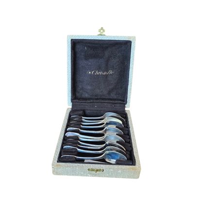 CHRISTOFLE - Cluny Model
38-piece silver...