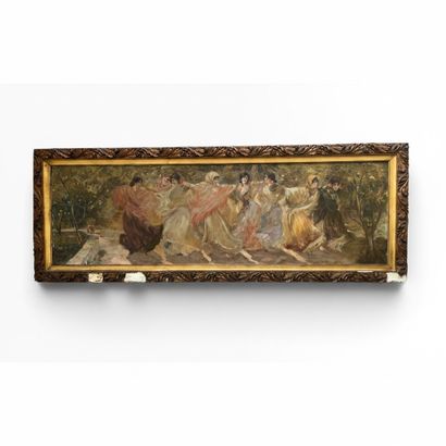 Modern SCHOOL
Gypsy Farandole
Oil on cardboard
Signed...